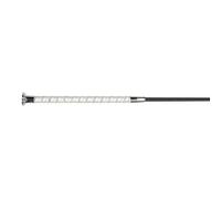 Cravache pour cheval Harry's Horse Dressuurzweep Precious Argenté 110 cm