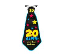 CRAVATE 20 ANS