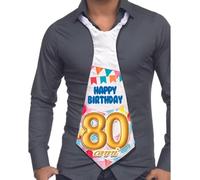 Cravate 80 ans - Cravate gadget idée cadeau fête 80e anniversaire homme