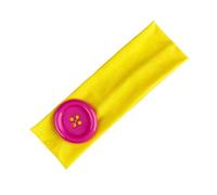 Cravate à cheveux à bouton à la mode, bandeau extensible pour femmes et filles, bandeau élastique parfait pour l ' entraînement et les tenues décontractées, bandeau pour femmes