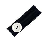 Cravate à cheveux à bouton à la mode, bandeau extensible pour femmes et filles, bandeau élastique parfait pour l ' entraînement et les tenues décontractées, bandeau pour femmes