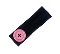 Cravate à cheveux à bouton à la mode, bandeau extensible pour femmes et filles, bandeau élastique parfait pour l ' entraînement et les tenues décontractées, bandeau pour femmes