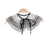 Cravate à col unique avec pendentif gothique pour filles - Nœud papillon pour robes et hauts - Pour rendez-vous galant, nuit