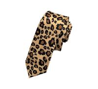 Cravate à imprimé animal avec cravate en soie polyester | Cravate formelle design animal tendance avec cérémonies, conférences d ' affaires et déclarations de mode