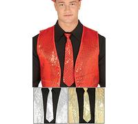 Cravate À Paillettes Rouge - Gants, cravates et les nœuds papillon