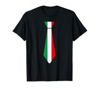 Cravate avec drapeau italien mignon et amusant pour garçons et tout-petits T-Shirt
