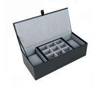 Cravate Avenue Signature - Boite à boutons de manchette - - Noir - Homme