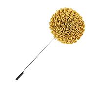 Cravate Avenue Signature. Boutonnière. Dahlia, Acier rhodié. Bronze - Uni -