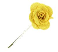 Cravate Avenue Signature - Boutonnière - rose sauvage - jaune antique - Homme