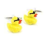 Cravate Avenue Signature - Boutons de manchette - Petit canard - Jaune - Homme