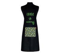 Cravate Avenue Signature Emmanuel Création Bordeaux. Tablier De Cuisine. Expert En Mojito - Noir Charbon, Fantaisie - Confectionné En Aquitaine. FABRIQUE EN FRANCE