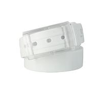 Cravate Avenue Signature Skimp. Ceinture Souple. Originale - Blanc, Uni - Produit Original - Designé En France