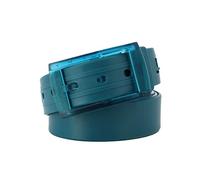Cravate Avenue Signature Skimp. Ceinture Souple. Originale - Bleu Canard, Uni - Produit Original - Designé En France