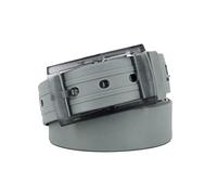Cravate Avenue Signature Skimp. Ceinture Souple. Originale - Gris Cendre, Uni - Produit Original - Designé En France