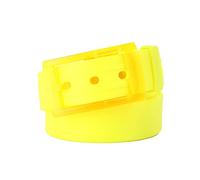 Cravate Avenue Signature Skimp. Ceinture Souple. Originale - Jaune, Uni - Produit Original - Designé En France