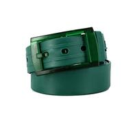 Cravate Avenue Signature Skimp. Ceinture Souple. Originale - Vert Bouteille, Uni - Produit Original - Designé En France