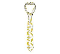 Cravate Bananes Blanches Cravates Pour Hommes Pour Travail