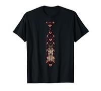 Cravate Belge Malinois Saint Valentin Coeurs Cravate Costume T-Shirt