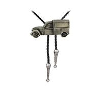 Cravate Bolo en forme de voiture française classique 2CV Van effet étain