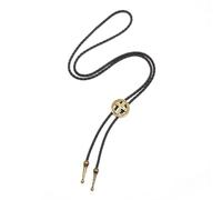 Cravate Bolo réglable populaire western cowboy adolescents hommes femmes danse cravate gothique chemises creuses croix boucle pendentif cravate vintage pour collier cravate, bronze, taille unique