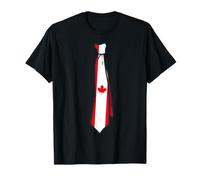 Cravate canadienne aux couleurs du drapeau T-Shirt