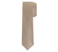 Cravate carreaux avec logo Michael Kors Unsolid Solid Beige TU