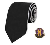 Cravate Cinereplicas Wednesday Nevermore Deluxe Edition Noir TU