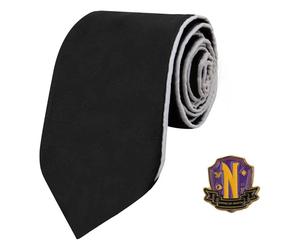 Cravate Cinereplicas Wednesday Nevermore Deluxe Edition Noir TU