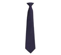 Cravate clip-on Premier pour hommes, différentes couleurs RW1163 (taille unique) (bleu marine)