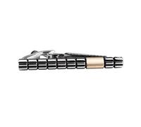 Cravate Clips Cravate Clips/Barre/Clou/Pin for Cravate Gun Noir avec Or Rose Cadeau pour Hommes, One Size, Agate