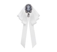 Cravate de chemise tendance pour uniforme scolaire, nœuds de style universitaire, décoration artistique pour jeunes, cadeaux de fête, broche artificielle, taille unique, Comme décrit