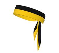 Cravate de drapeau du canton de Saxe-Anhalt pour homme et femme - Élégant serre-tête de sport, convient pour diverses activités sportives