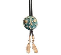 Cravate de lariat tressée avec gravure lune et étoile bijoux collier cravate pays lariat cravate western cravate pour femme, E5F2 1, taille unique