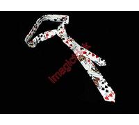 Cravate de magicien blanche - Accessoire de magie