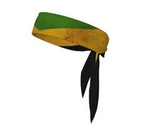 Cravate de sport avec drapeau jamaïcain ancien - Foulard léger imprimé complet pour l'exercice et le sport