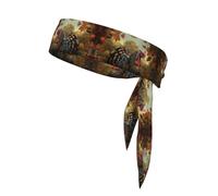 Cravate de sport HYTTER Harvest Turkey Prints à séchage rapide, évacuation de l'humidité, bande athlétique multifonctionnelle pour homme et femme