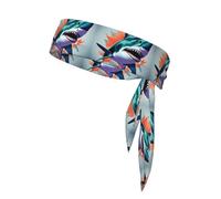 Cravate de sport HYTTER Shark Cum Prints à séchage rapide, évacuation de l'humidité, bande athlétique multifonctionnelle pour homme et femme