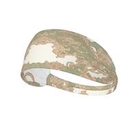 Cravate de sport vintage avec image de chrysanthème - Bandeau polyvalent pour homme et femme, parfait pour la course, le yoga, le cyclisme, etc