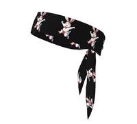 Cravate de sport YYHWHJDE Running Christmas Bunny Pattern Séchage rapide Évacuation de l'humidité pour femmes, filles et hommes, entraînement, léger, respirant