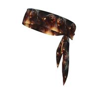 Cravate de sport YYHWHJDE Two Monsters à séchage rapide, évacuation de l'humidité pour femmes, filles et hommes, entraînement, léger, respirant