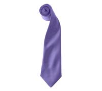 Cravate en satin à clipser Premier pour hommes (2 pièces/paquet) RW6940 (taille unique) (Violet)