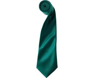 Cravate en satin femme Premier Colours Vert TU