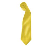Cravate en satin Premier pour homme à clipser (2 pièces/paquet) RW6940 (taille unique) (jaune tournesol)