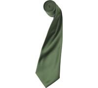 Cravate en satin Premier pour homme, unie (2 pièces/paquet) RW6934 (taille unique) (Olive)