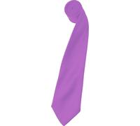 Cravate en satin Premier pour homme, unie (2 pièces/paquet) RW6934 (taille unique) (Violet)