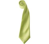 Cravate en satin Premier pour homme, unie RW1152 (taille unique) (citron vert)