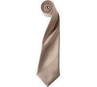 Cravate en satin Premier pour homme, unie RW1152 (taille unique) (Kaki)