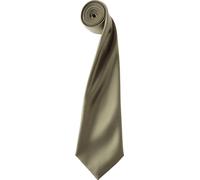 Cravate en satin Premier pour homme, unie RW1152 (taille unique) (Vert sauge)