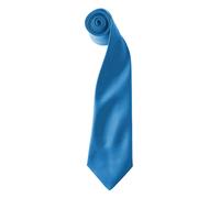 Cravate en satin Premier pour hommes à clipser (2 pièces/paquet) RW6940 (taille unique) (Saphir)