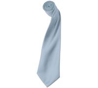 Cravate en satin Premier pour hommes, unie (2 pièces/paquet) RW6934 (taille unique) (Bleu clair)